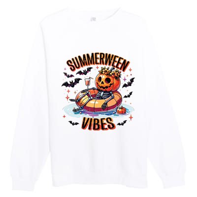 Summerween Vibes Premium Crewneck Sweatshirt