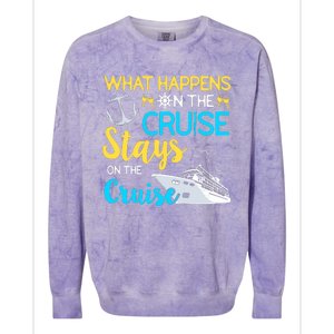 Ship Vacation Colorblast Crewneck Sweatshirt