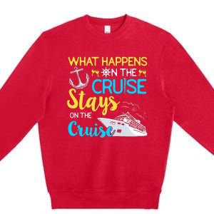 Ship Vacation Premium Crewneck Sweatshirt