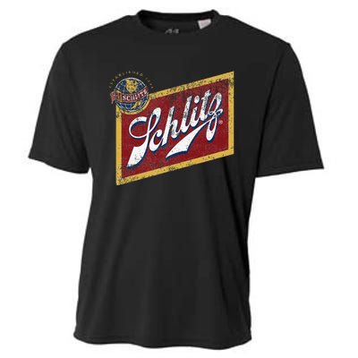 Schlitz Vintage Style Logo Cooling Performance Crew T-Shirt