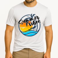 Summer Vibes Sunset Beach Tropical Cooling Performance Crew T-Shirt