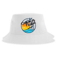 Summer Vibes Sunset Beach Tropical Sustainable Bucket Hat