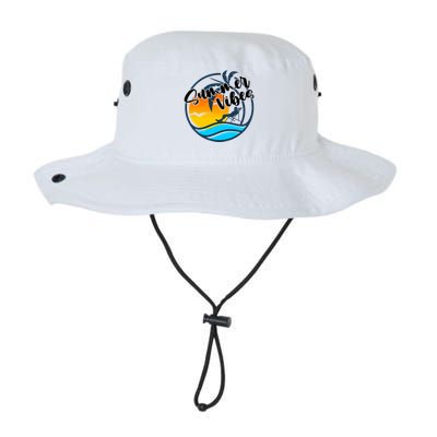 Summer Vibes Sunset Beach Tropical Bucket Hat