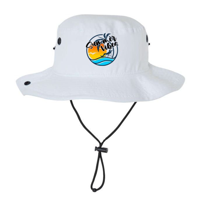 Summer Vibes Sunset Beach Tropical Bucket Hat