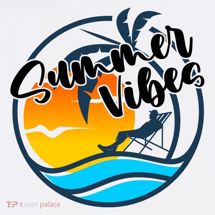Summer Vibes Sunset Beach Tropical Flatbill Hat