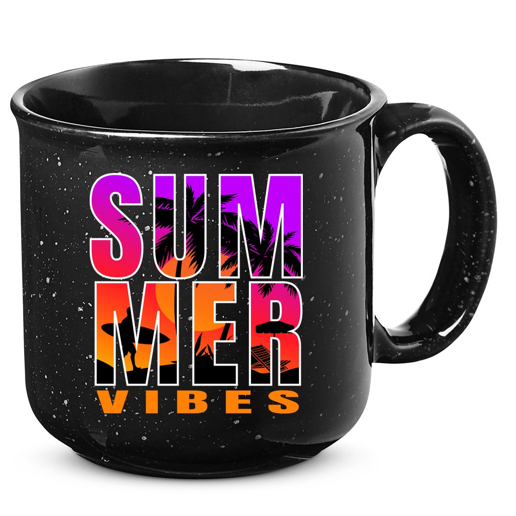 Summer Vibes 15oz Campfire Ceramic Mug