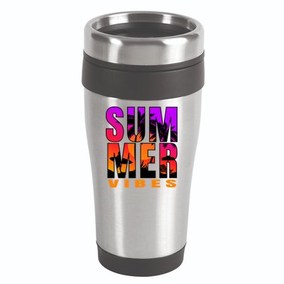 Summer Vibes 16oz Travel Tumbler