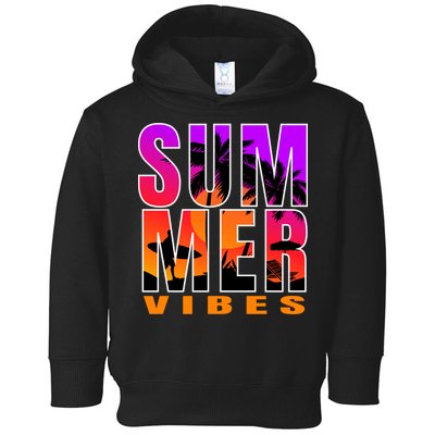 Summer Vibes Toddler Hoodie