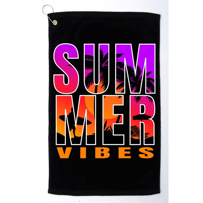 Summer Vibes Golf Towel