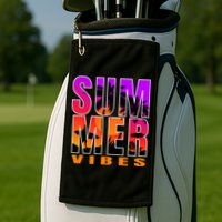 Summer Vibes Golf Towel