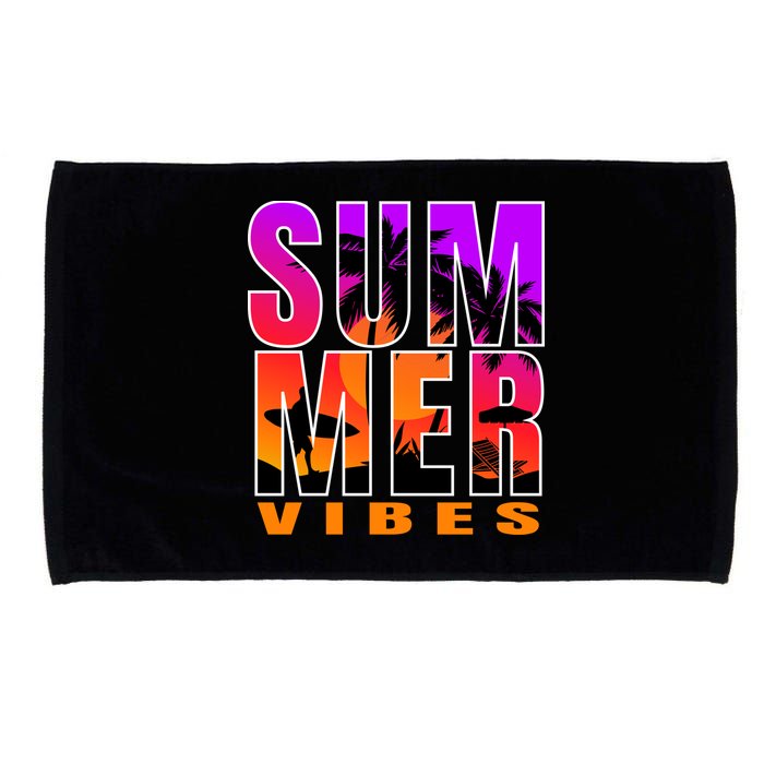 Summer Vibes Microfiber Hand Towel