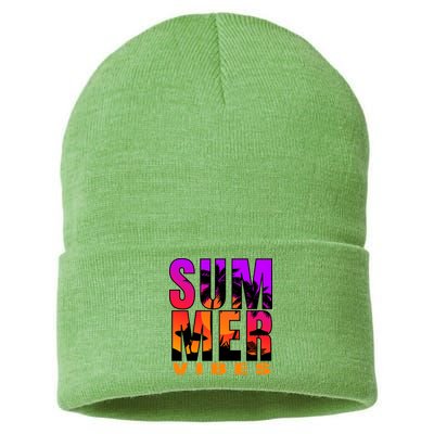 Summer Vibes Sustainable Knit Beanie