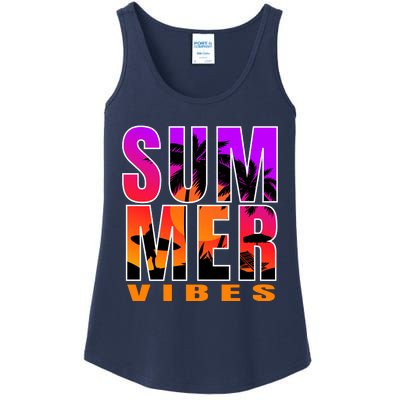 Summer Vibes Ladies Essential Tank