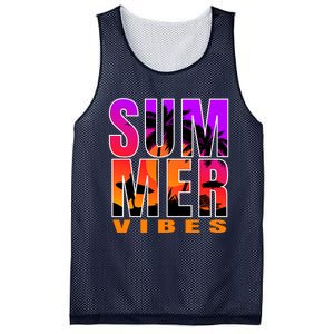 Summer Vibes Mesh Reversible Basketball Jersey Tank