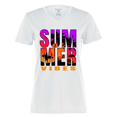 Summer Vibes Women's Momentum V-Neck T-Shirt