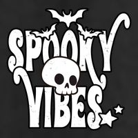 Spooky Vibes Skull Halloween Cool Comfort Performance Bucket Hat