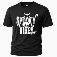 Spooky Vibes Skull Halloween Cooling Performance Crew T-Shirt