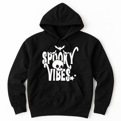 Spooky Vibes Skull Halloween Hoodie