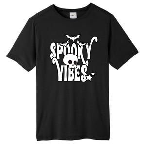 Spooky Vibes Skull Halloween Tall Fusion ChromaSoft Performance T-Shirt