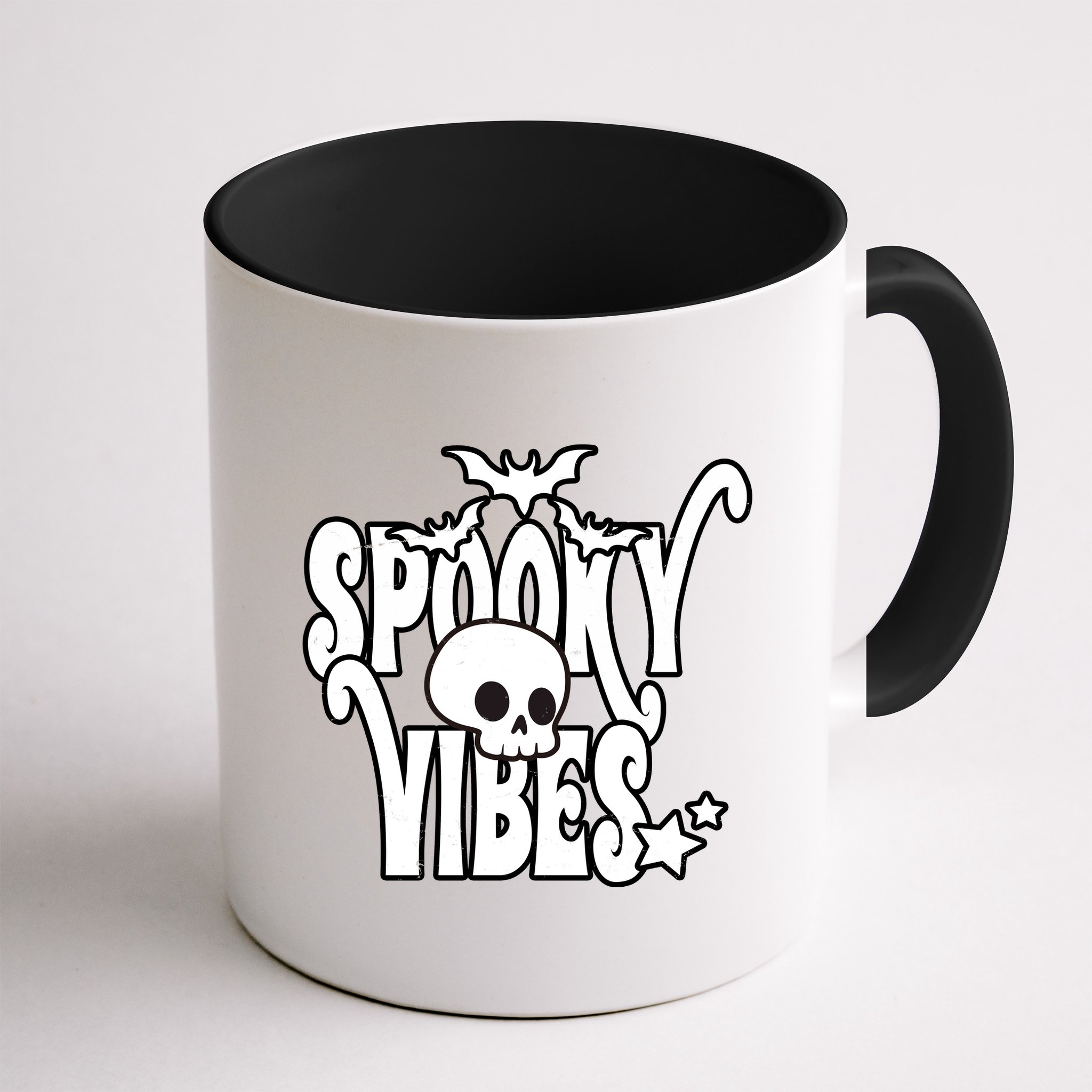 Spooky Vibes Skull Halloween Mug