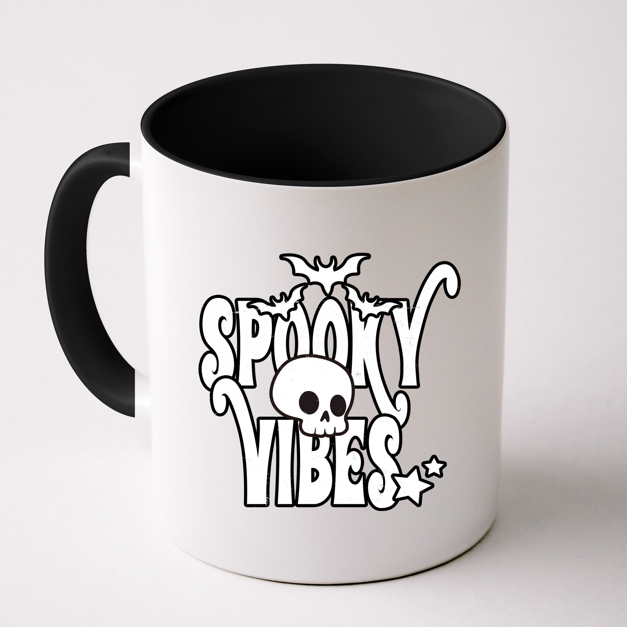 Spooky Vibes Skull Halloween Mug