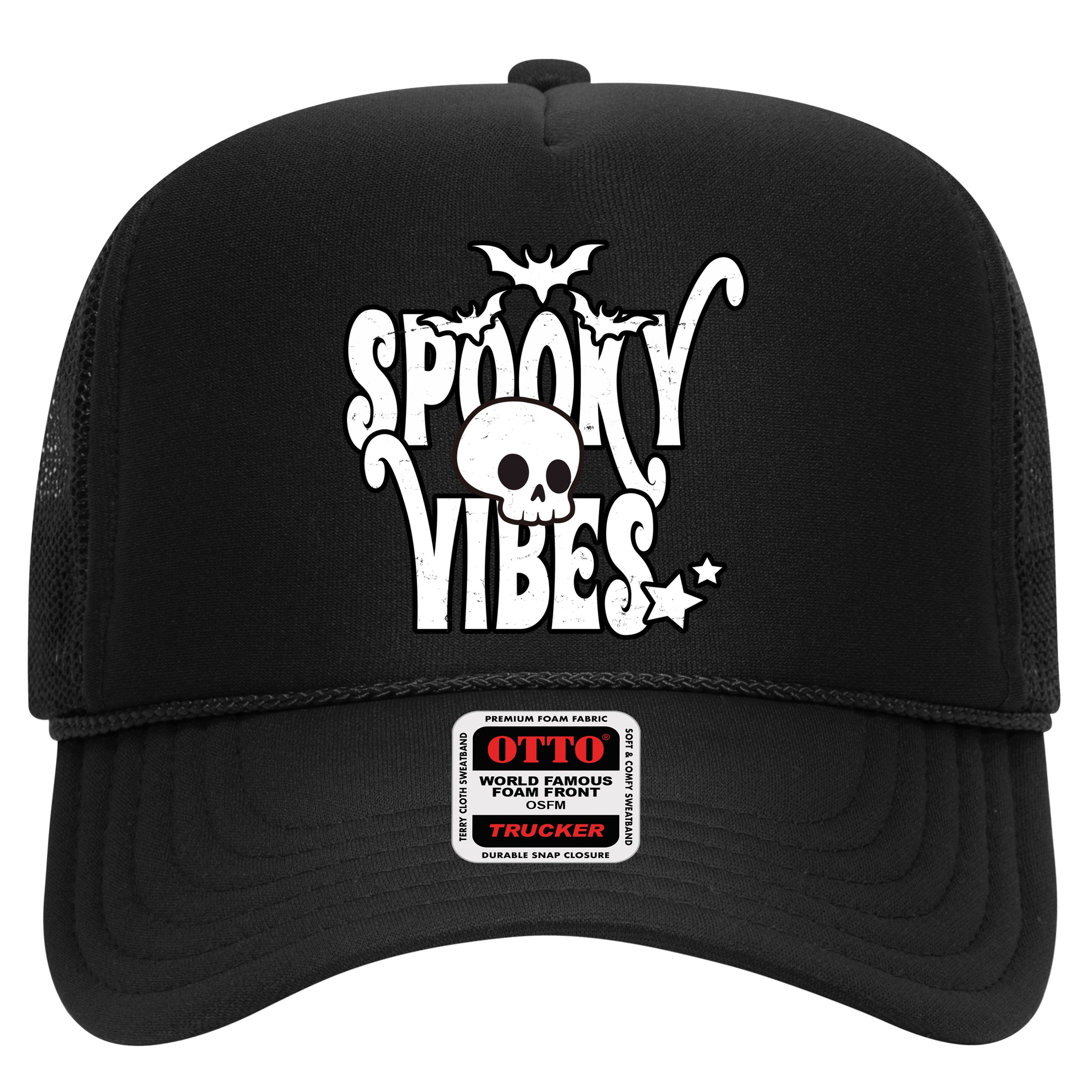 Spooky Vibes Skull Halloween Hat