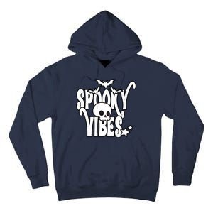 Spooky Vibes Skull Halloween Tall Hoodie