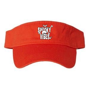 Spooky Vibes Skull Halloween Valucap Bio-Washed Visor