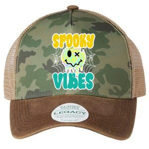 Spooky Vibes Smile Face Halloween Legacy Tie Dye Trucker Hat