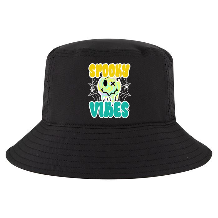 Spooky Vibes Smile Face Halloween Cool Comfort Performance Bucket Hat
