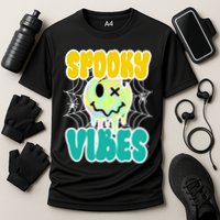 Spooky Vibes Smile Face Halloween Performance Shirt