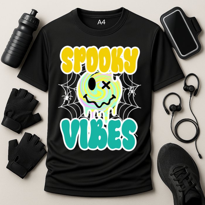 Spooky Vibes Smile Face Halloween Performance Shirt