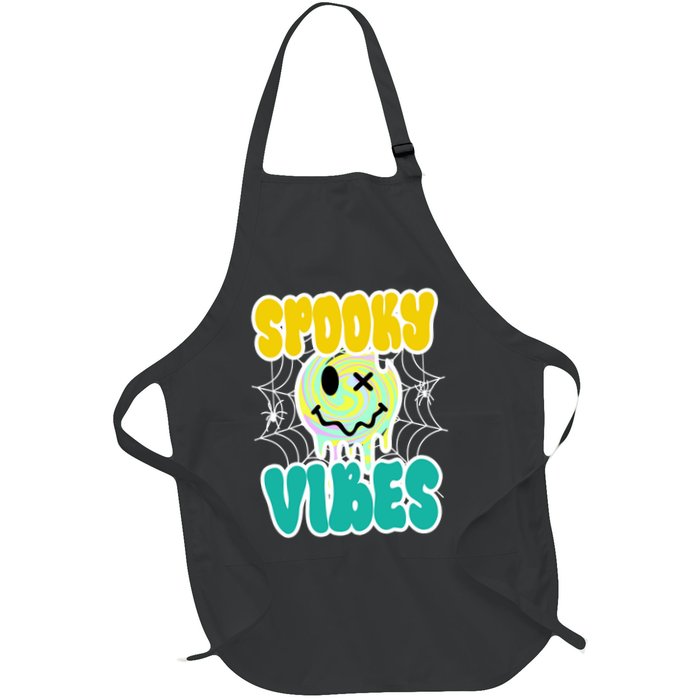Spooky Vibes Smile Face Halloween Apron