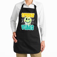 Spooky Vibes Smile Face Halloween Apron