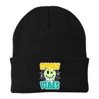 Spooky Vibes Smile Face Halloween Beanie
