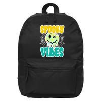 Spooky Vibes Smile Face Halloween 16 in Basic Backpack