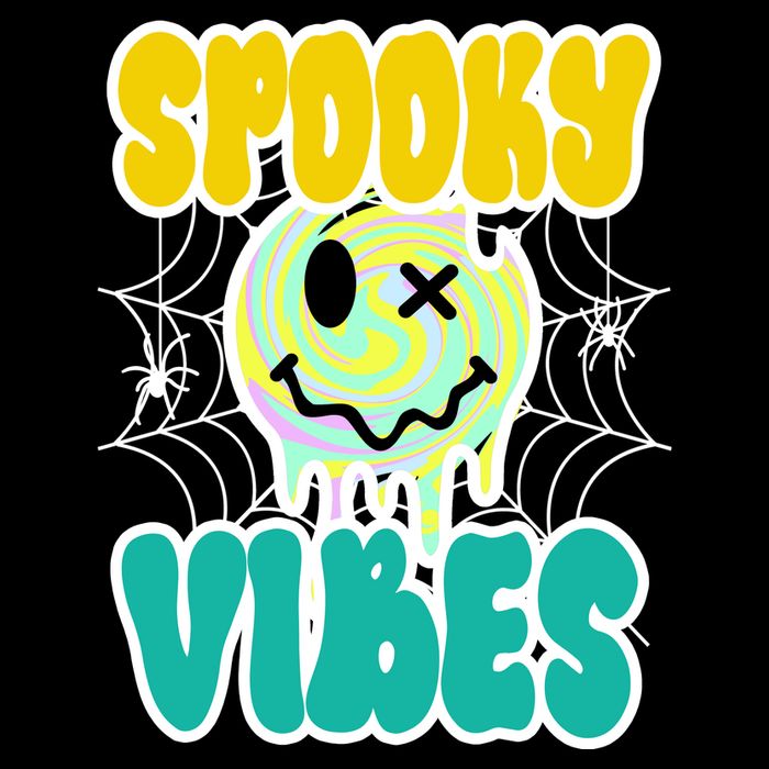 Spooky Vibes Smile Face Halloween 16 in Basic Backpack