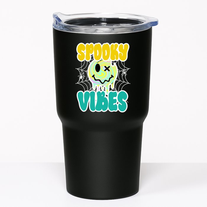Spooky Vibes Smile Face Halloween Tumbler