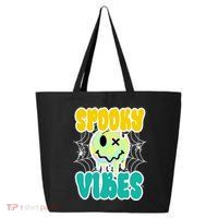 Spooky Vibes Smile Face Halloween 25L Jumbo Tote