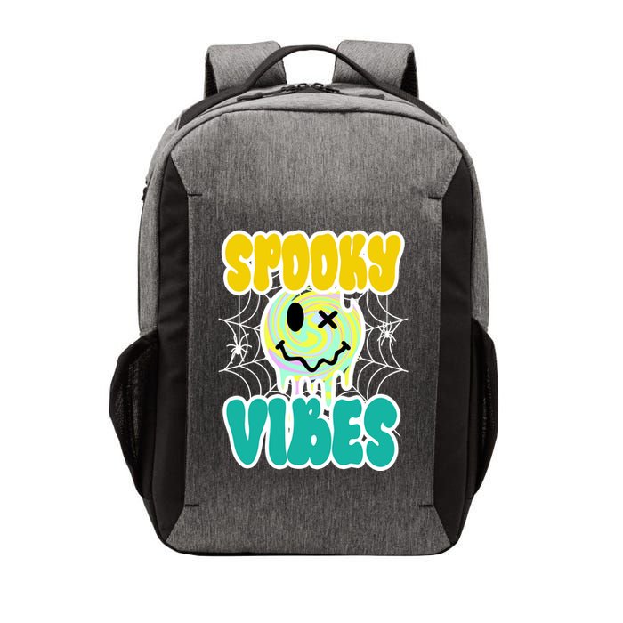 Spooky Vibes Smile Face Halloween Vector Backpack