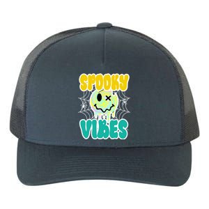 Spooky Vibes Smile Face Halloween Yupoong Adult 5-Panel Trucker Hat