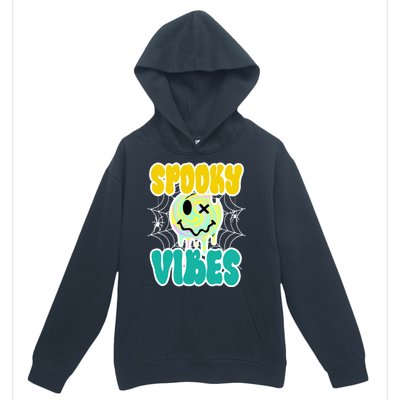 Spooky Vibes Smile Face Halloween Urban Pullover Hoodie