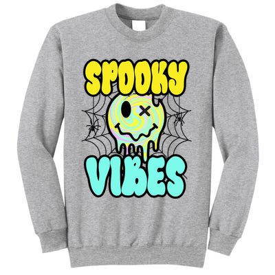 Spooky Vibes Smile Face Halloween Sweatshirt