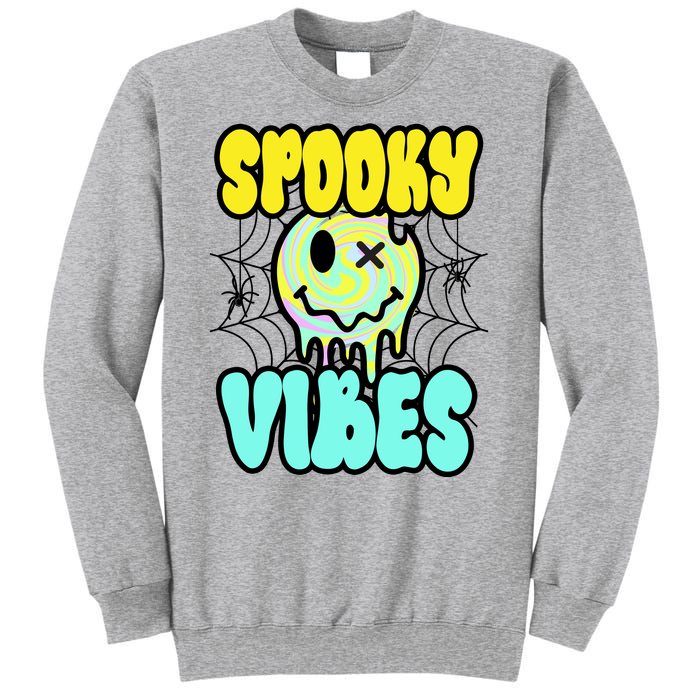 Spooky Vibes Smile Face Halloween Sweatshirt