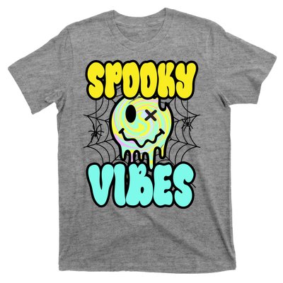 Spooky Vibes Smile Face Halloween T-Shirt