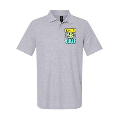 Spooky Vibes Smile Face Halloween Polo