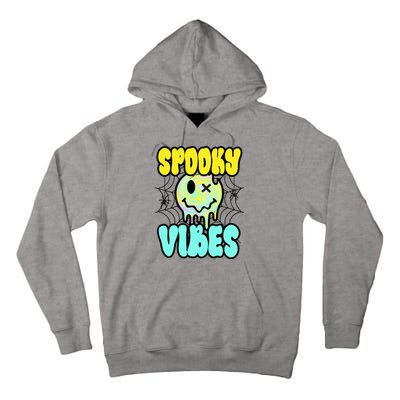 Spooky Vibes Smile Face Halloween Tall Hoodie