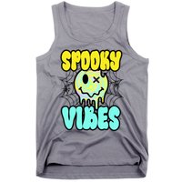 Spooky Vibes Smile Face Halloween Tank Top