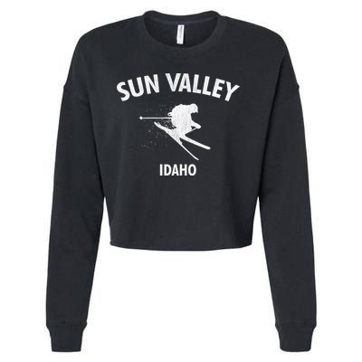 Sun Valley Skiing Gift Idaho Ski Gift Cropped Pullover Crew