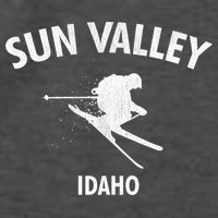 Sun Valley Skiing Gift Idaho Ski Gift Vector Backpack